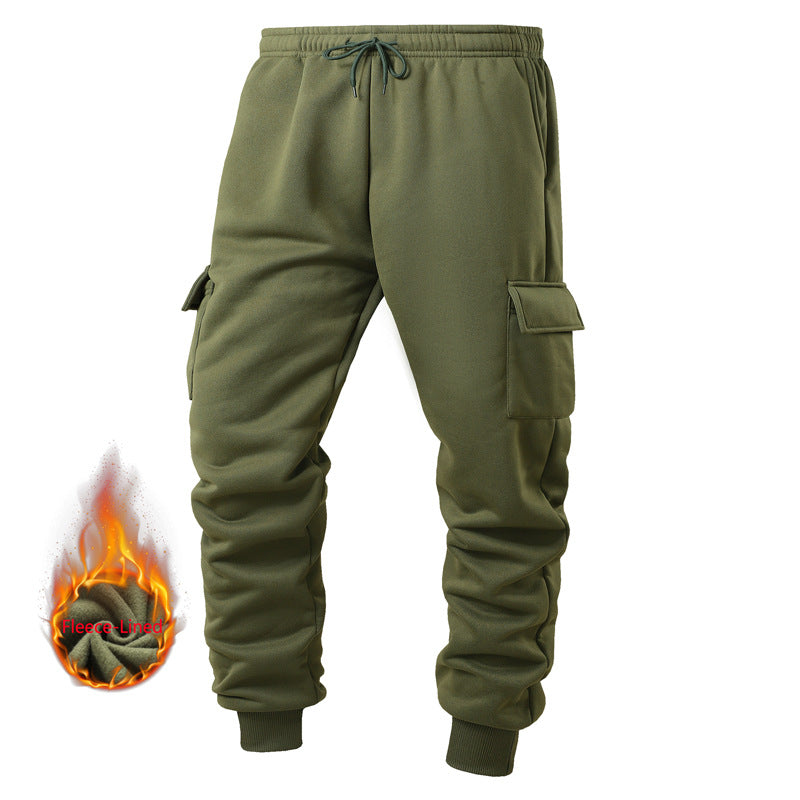 Herren Cargo-Hose Fleecegefüttert Warm