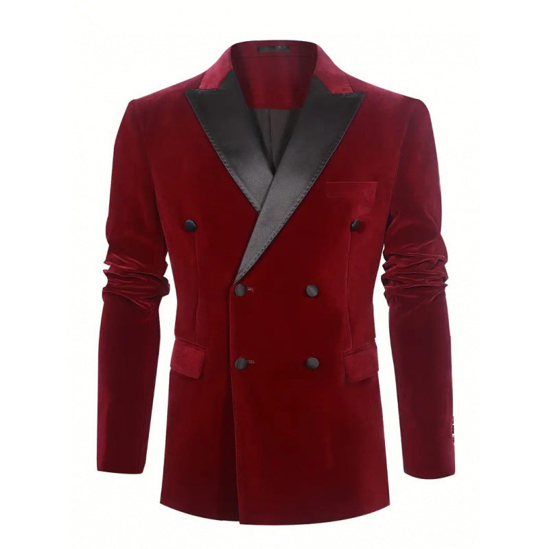 Herren Samtblazer Elegant Schimmernd Berlin Style