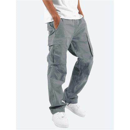 Herren Cargo-Hose Bequem Vielfach Taschen Relaxed Fit