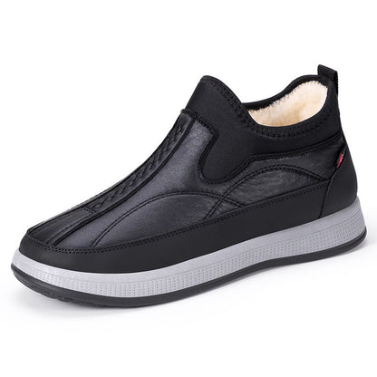 Damen Winter Sneaker Bequem Slip-On Schneestiefel Mode