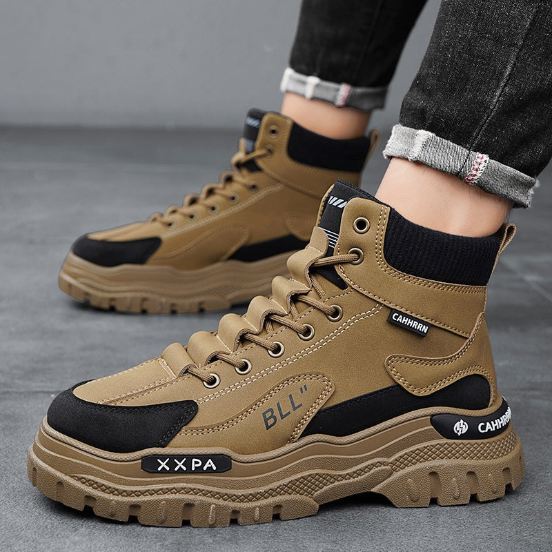 Herren Outdoor Sneaker Robust Verstärkte Sohle Wander Schuhe