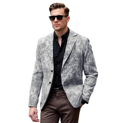 Herren Blazer Moderner Anzug Jacke Berlin Style