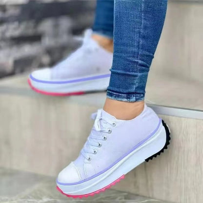 Damen Plateausneaker Sportlich Mit Kettenakzent Modisch
