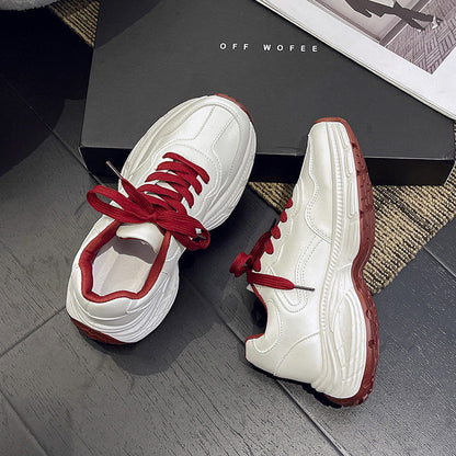 Damen Sneaker Sportlich Chunky Trendschuhe