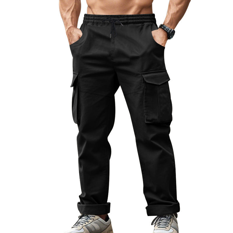 Herren Cargo-Hose Bequem Mit Seitentaschen Elastisch