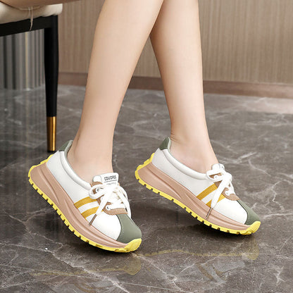 Damen Sneaker Sportlich Reflektierend Laufsohle Dämpfung