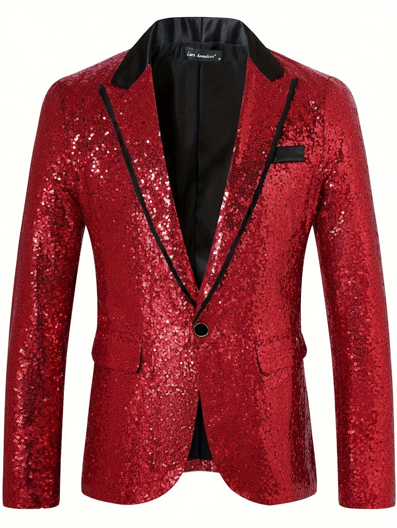 Paillettenblazer Herren Glamour Jacke Glitzer