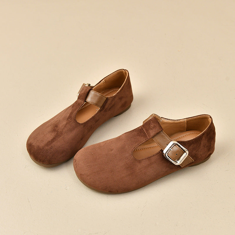 Damen Mokassins Bequem Modisch Riemen Schuhe