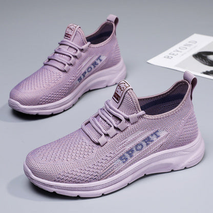 Damen Sport-Sneaker Atmungsaktiv mit Schnellschnürsystem