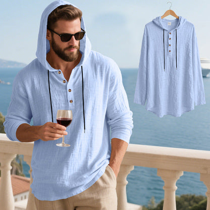 Herren Kapuzenshirt Weich Baumwolle Bequem Mit Taschen - BerlinGlamour