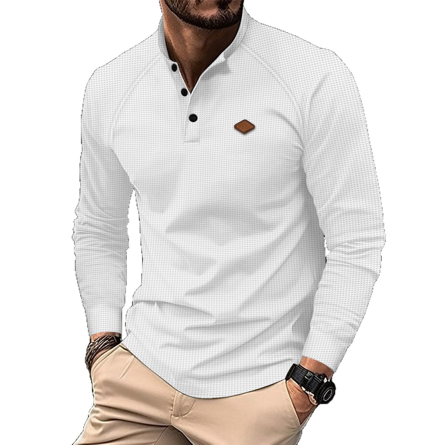 Herren Langarmhemd Modern Slim Fit Berlin Style