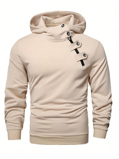 Herren Hoodie Kapuze Praktisch Mit Taschen
