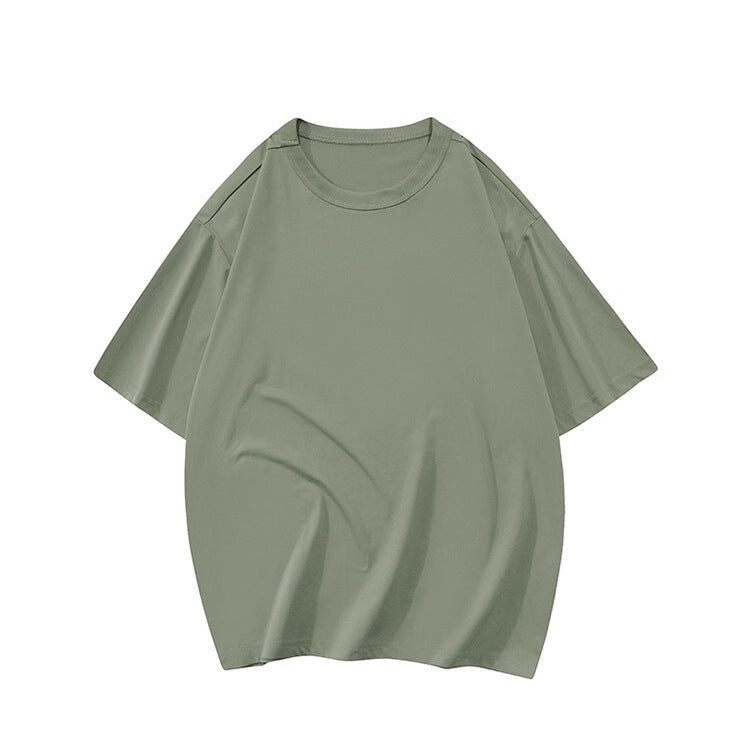 Damen T-Shirt Oversized Lässig Baumwolle