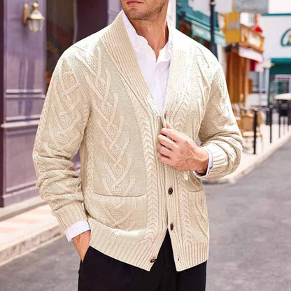 Herren Strickjacke Großzügig Mit Taschen Bequem