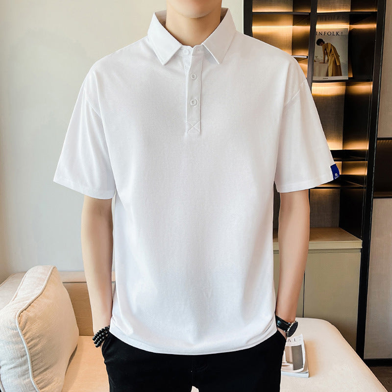 Herren Poloshirt atmungsaktiv mit Knöpfen Modern Style
