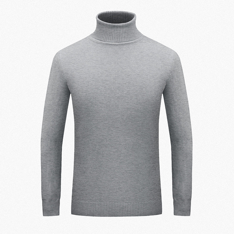 Herren Rollkragenpullover Feine Wolle Eleganter Style