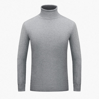 Herren Rollkragenpullover Weich Baumwolle Bequem