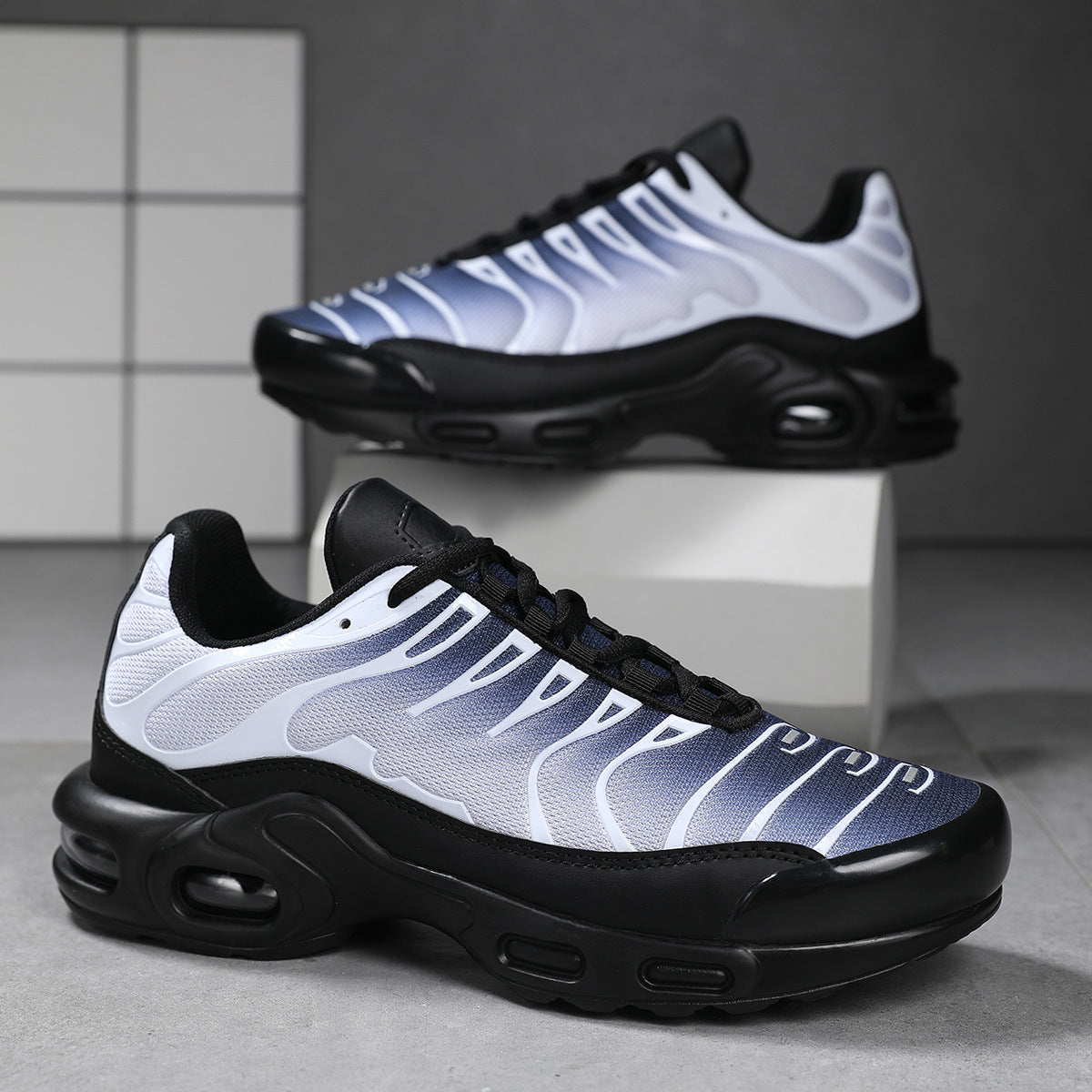 Damen Air Max Sneaker Sportlich Atmungsaktiv Schwarz