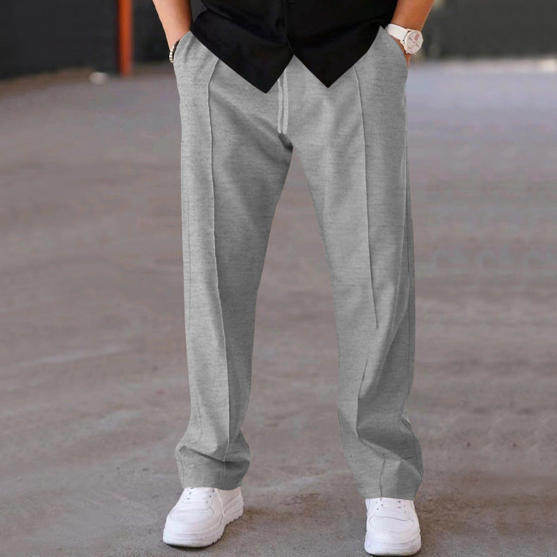 Herren Sweatpants Bequem Elegant mit Seitentaschen
