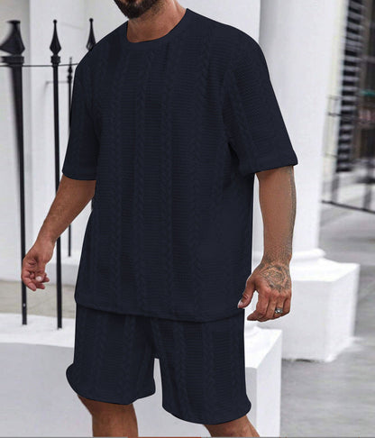 Herren Strickset Lässig Bequem Sommer
