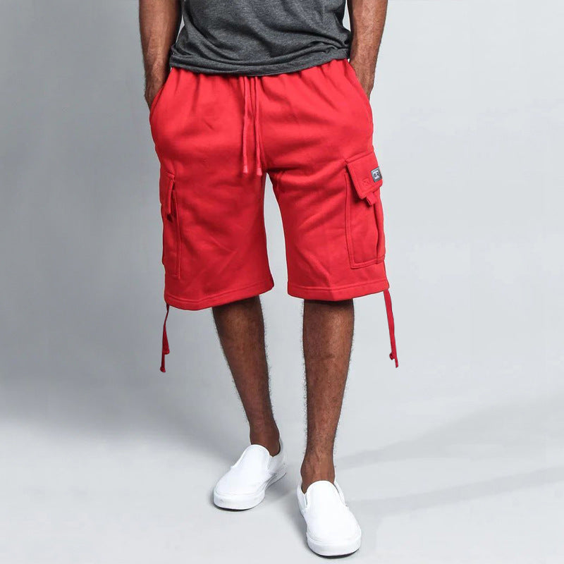 Herren Cargo Shorts Modern mit Taschen und Kordelzug