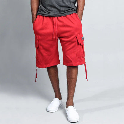 Herren Cargo Shorts Modern mit Taschen und Kordelzug
