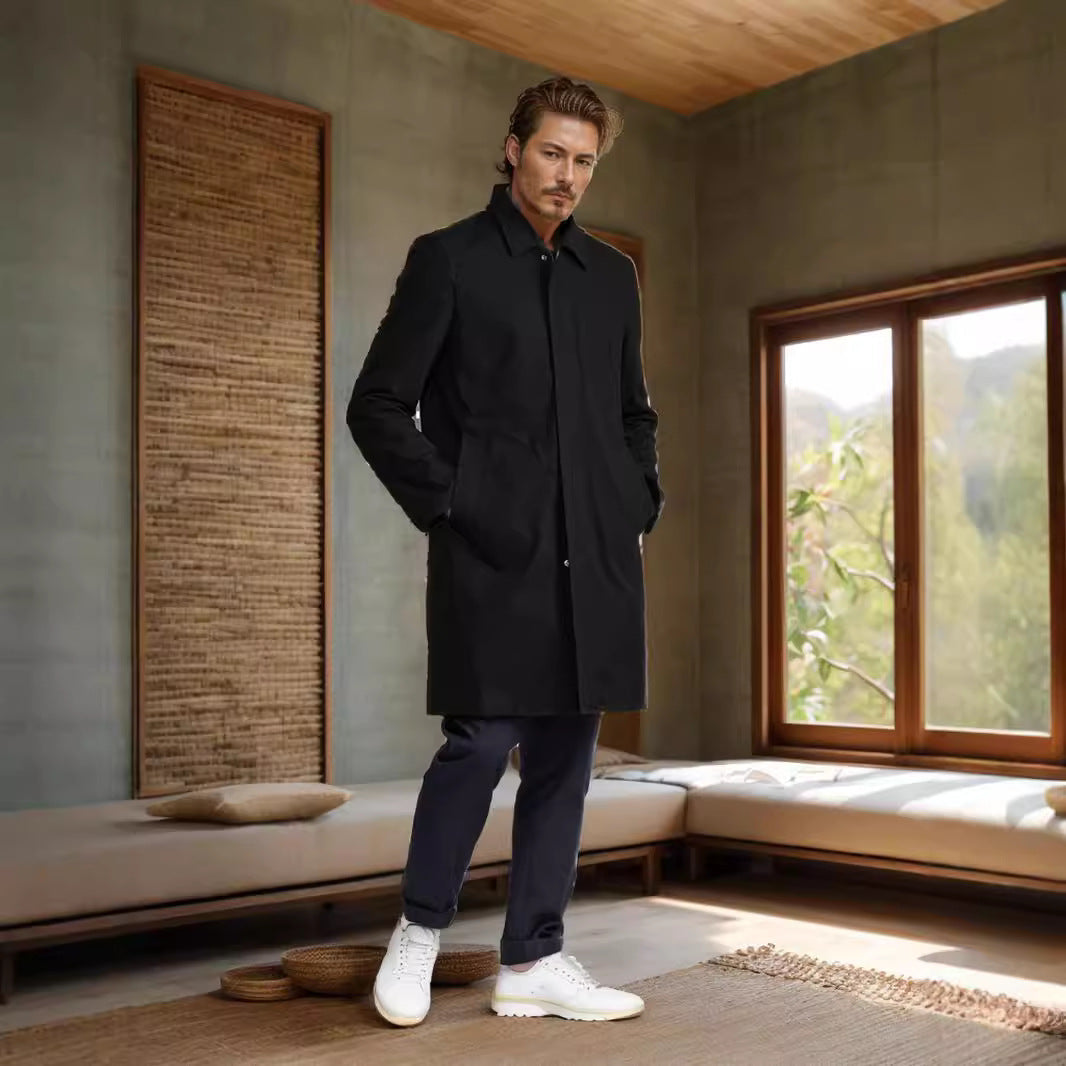 Herren Übergangsmantel Elegant Modern Berlin Stil