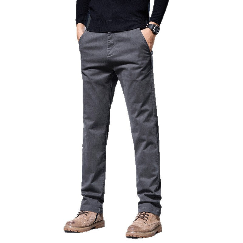 Herren Chino-Hose Bequem Mit Seitentaschen