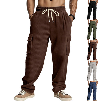 Herren Cargo-Hose Militärstil Praktisch Mit Seitentaschen - BerlinGlamour