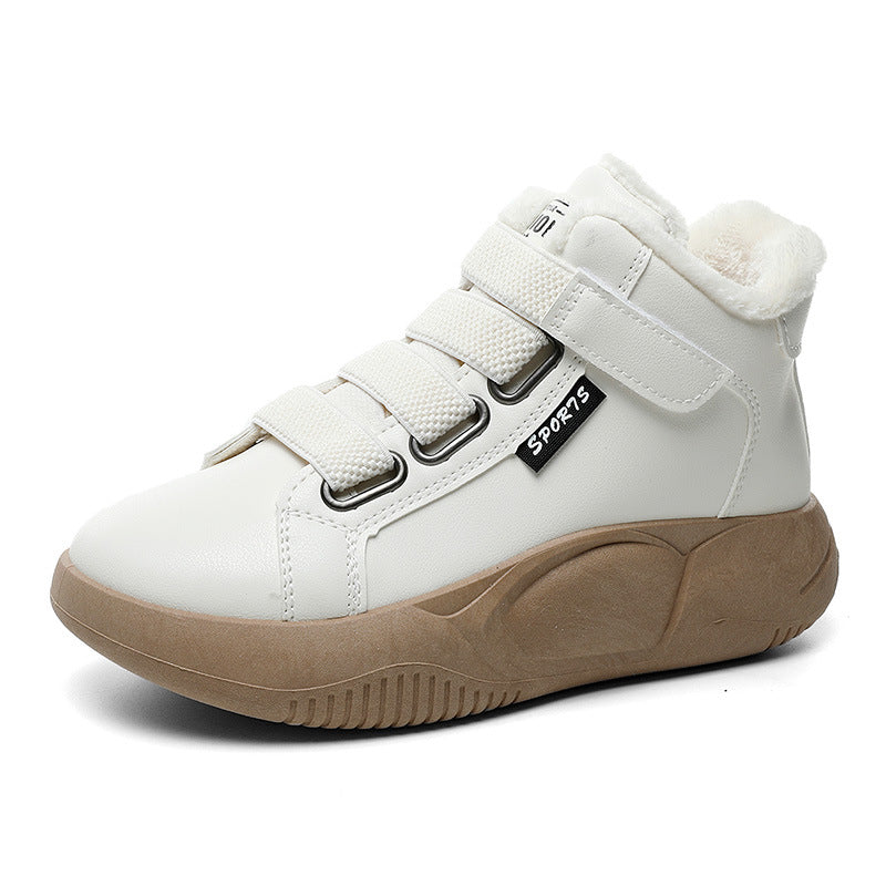 Damen Sneaker Sportlich High-Top Warm gefüttert