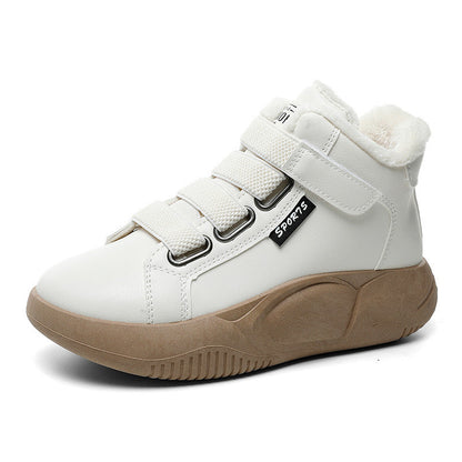 Damen Sneaker Sportlich High-Top Warm gefüttert