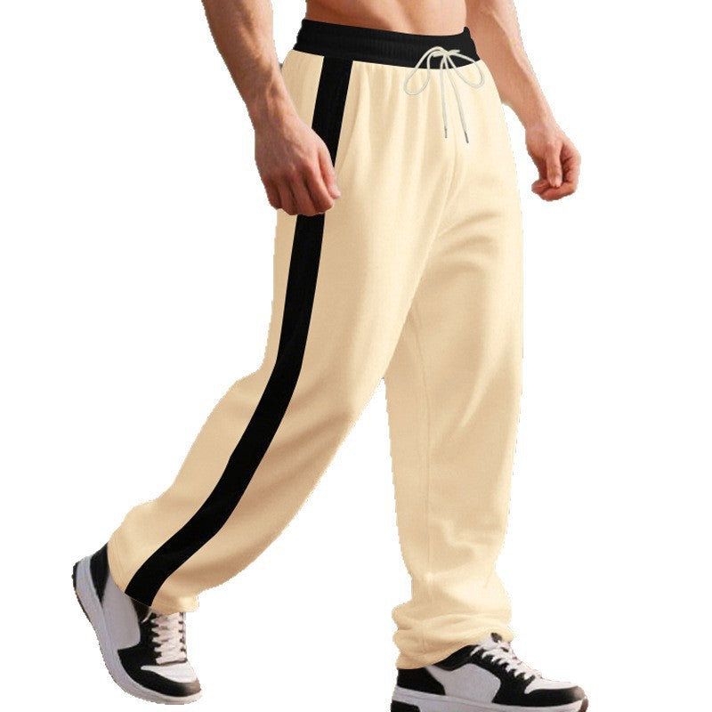 Herren Sporthose Elastisch Mit Seitentaschen Sportlich
