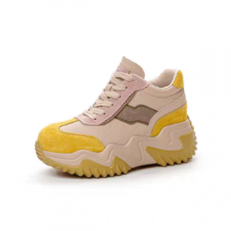 Damen Sneaker Chunky Bequem Mode Schuhe