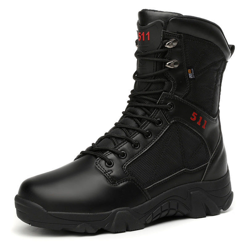 Herren Stiefel Tactical Militärstil Schwarz