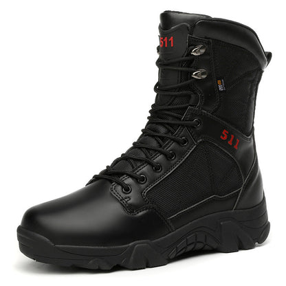 Herren Stiefel Tactical Militärstil Schwarz