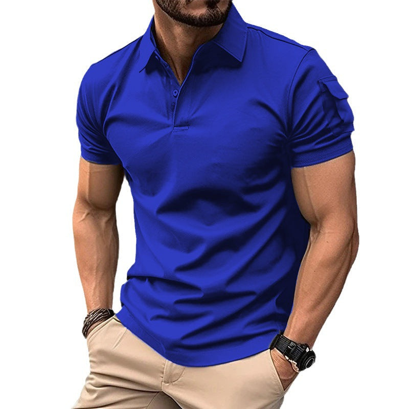 Herren Polohemd Sportlich Funktionell Modern