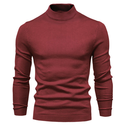 Herren Rollkragenpullover Weich Komfortabel Strick