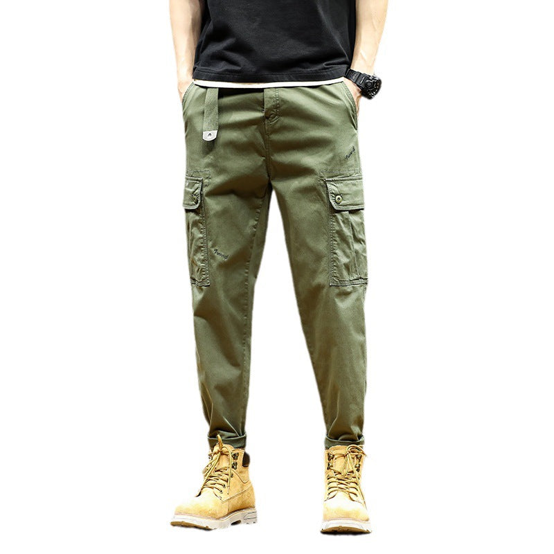 Herren Cargo-Hose Praktisch mit verstellbarem Bund und vielen Taschen