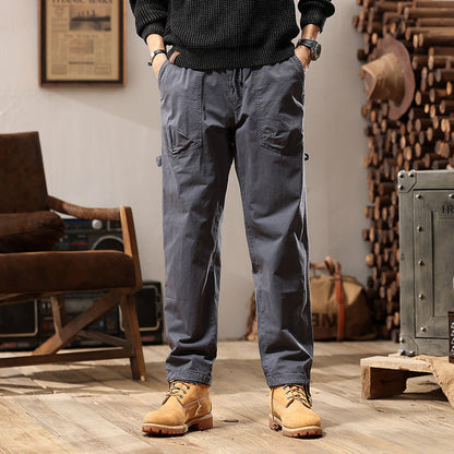 Herren Cargo-Hose Multifunktionshose Bequem Elegant