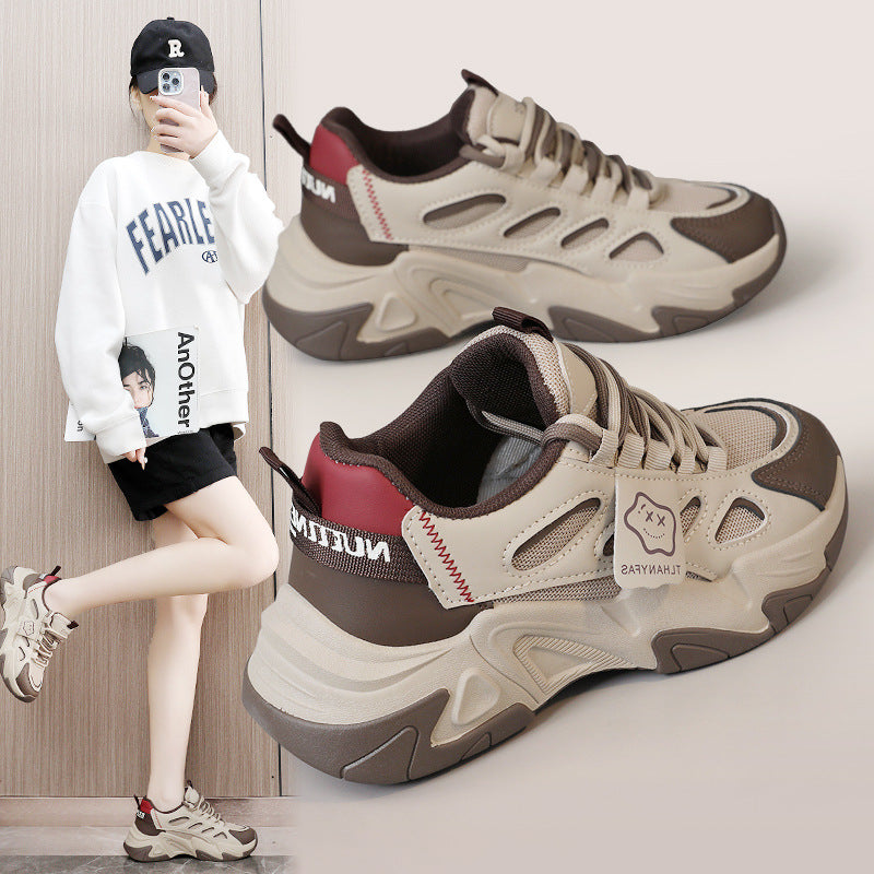 Damen Sneakers Sportlich Atmungsaktiv Komfort Sohle - BerlinGlamour