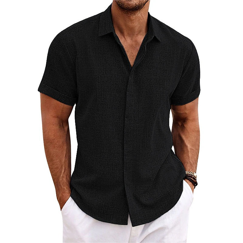 Herren Kurzarmhemd Leicht Sommer Berlin Style