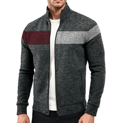 Herren Freizeitjacke Sportlich Farbblockiert Modern