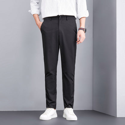 Herren Slim Fit Hosen Elegant Freizeit Modern - BerlinGlamour