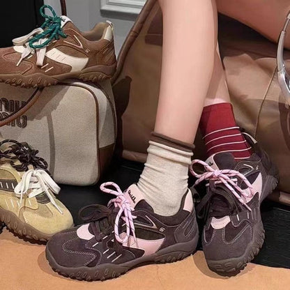 Damen Sneaker Sportlich Flexibel Komfortabel Laufschuhe