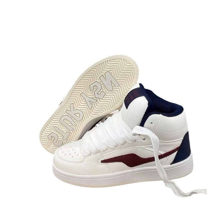 Damen Sneaker Sportlich Atmungsaktiv Hochschnitt