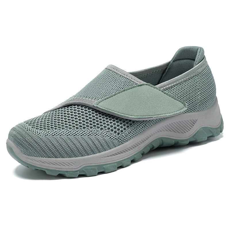 Damen Sneaker Sportlich Leicht Mesh Sneakers Schwarz