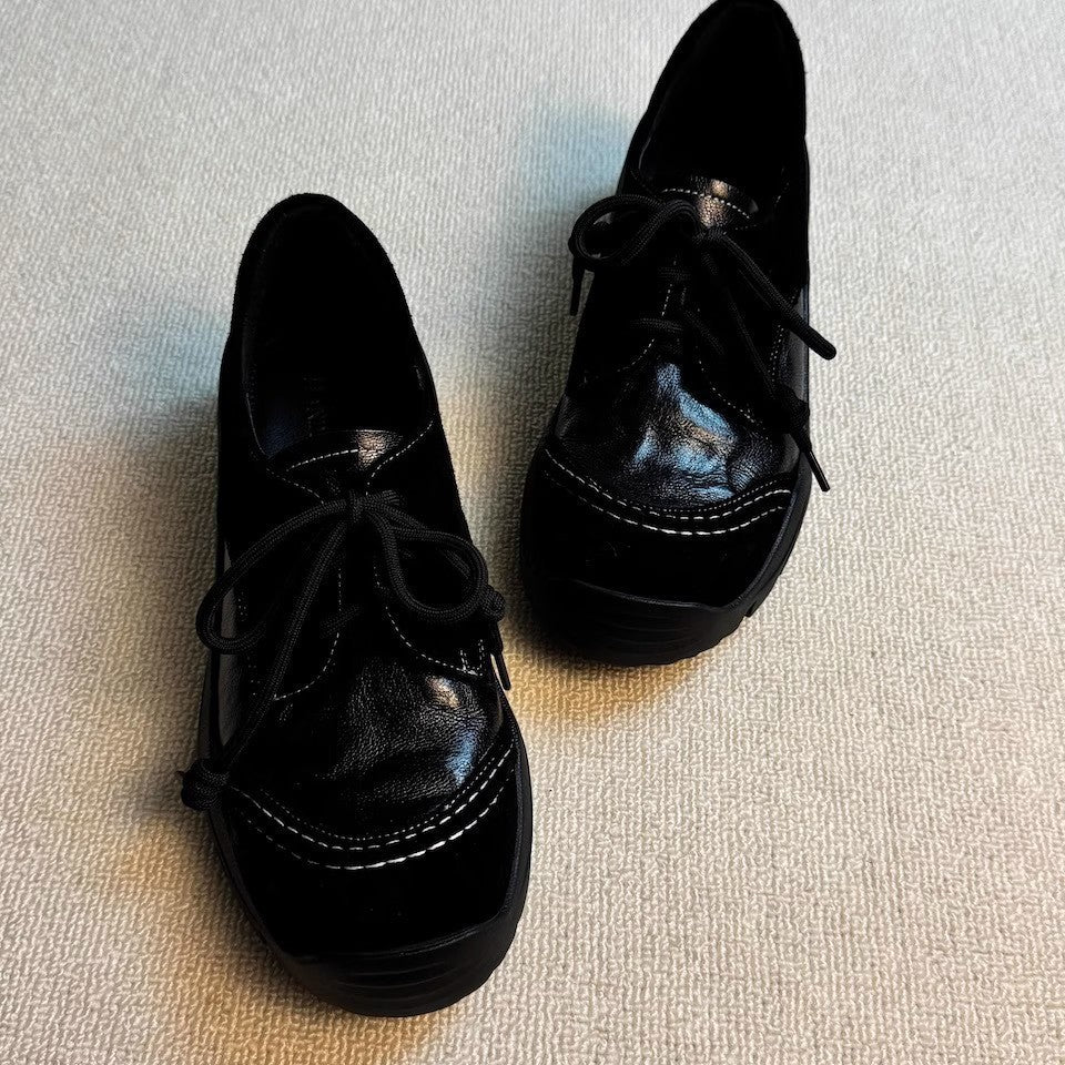 Damen Schnürschuhe Elegante Modell Mit Flexibler Sohle