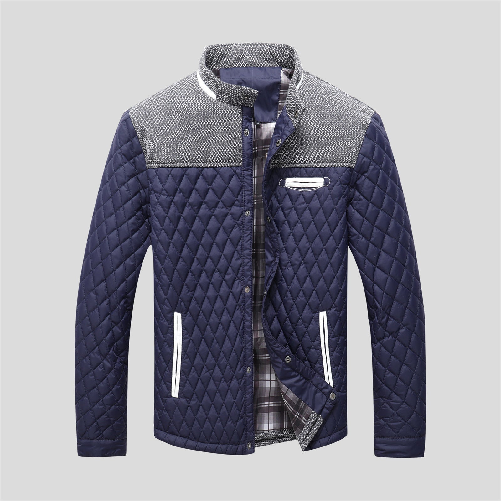 Herren Steppjacke Übergangsjacke Modern Schnitt - BerlinGlamour