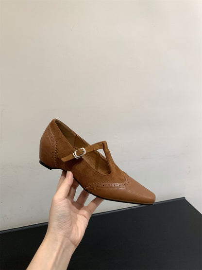 Elegante Damen Schnürschuhe mit Schnallen Modern