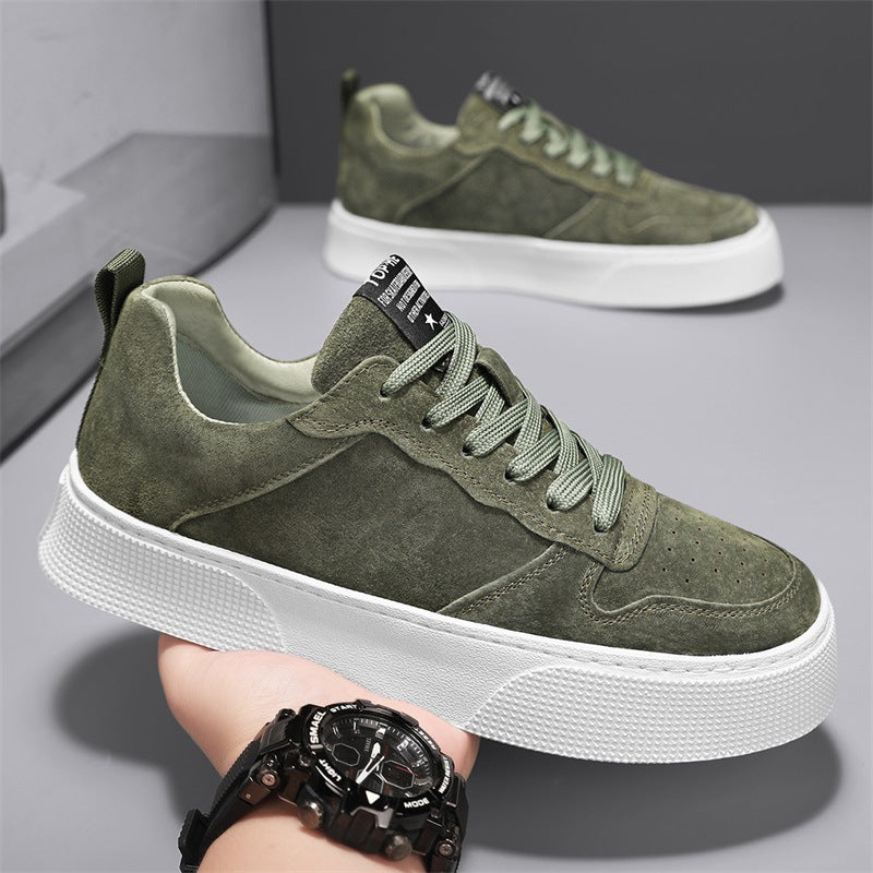 Damen Sneaker Wildleder atmungsaktiv Schuhe Modisch
